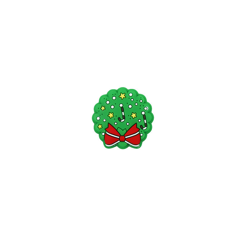 Cuentas de árbol de Navidad de silicona de 10 piezas al por mayor